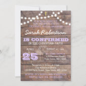 バーンウッドライト薄紫確認/バプテスマ 招待状 (正面)