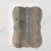 バーンウッドラスティックカントリーブライダルシャワー 招待状 (裏面)