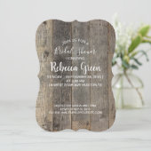 バーンウッドラスティックカントリーブライダルシャワー 招待状 (スタンド正面)