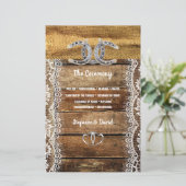 バーンウッドレースホースシューズ結婚式 プログラム (スタンド正面)