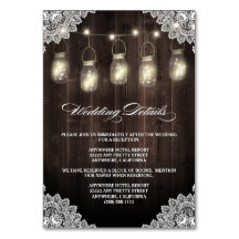 バーンウッドレースメイスンジャー結婚のエンクロージャカード