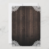 バーンウッドレースメイソンジャーブライダルシャワー招待状 招待状 (裏面)