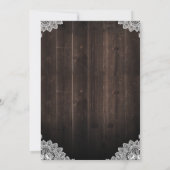 バーンウッドレースメイソンリハーサルディナー招待状 招待状 (裏面)