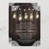 バーンウッドレースメイソンリハーサルディナー招待状 招待状 (正面/裏面)