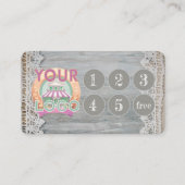 バーンウッドレース素朴ボホブティックアーティザンマーケット ロイヤリティカード (正面)