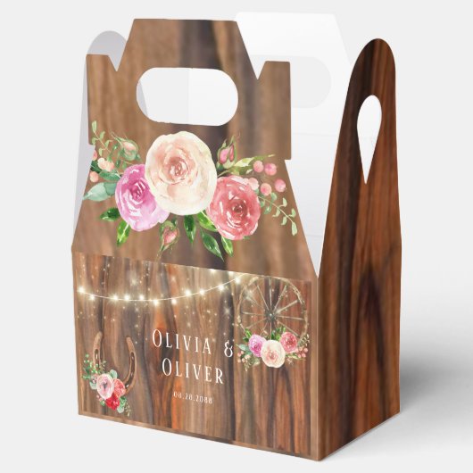 バーンウッドワゴンホイールホースシューフローラ結婚ズ フェイバーボックス (オープン)