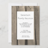 バーンウッド素朴ファミリー懇親会 招待状 (正面)