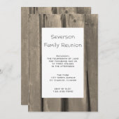 バーンウッド素朴ファミリー懇親会 招待状 (正面/裏面)