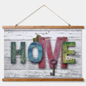 バーンウッド素朴ホームワード 吊り下げ型タペストリー (正面)