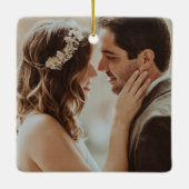 バーンウッド素朴マウンテンズ日付の写真を保存 セラミックオーナメント (裏面)