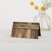 バーンウッド、カントリーレース&ホースシューズ結婚ズ プレイスカード (裏面)