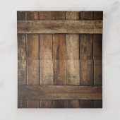 バーンウッド、カントリーレース&ホースシューズ結婚ズ プレイスカード (内部開封)