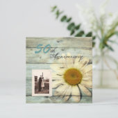 バーンウッド カントリー デイジー 50周年結婚記念日 招待状 (スタンド正面)