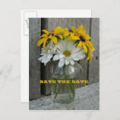 バーンウッド、デイジー、黒い目のサザンズ日付保存 案内ポストカード (正面/裏面)