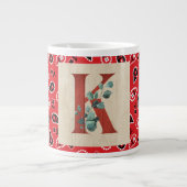 バーンウッド&バンダナレターK ジャンボコーヒーマグカップ (正面)