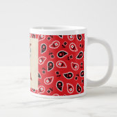 バーンウッド&バンダナレターK ジャンボコーヒーマグカップ (右)