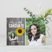 バーンウッド・ヒマワリ卒業招待状 招待状 (スタンド正面)