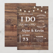 バーンウッド フェアリー ライト 私も BBQ 招待状 (正面/裏面)