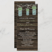 バーンウッド・メイソンの瓶、セージの花プログラム プログラム (正面/裏面)