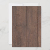 バーンウッド&樺の木カントリーウェディング招待状 招待状 (裏面)