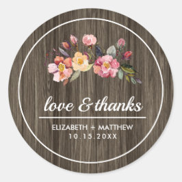 バーンウッド |秋の花結婚の数 ラウンドシール