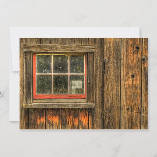 バーンウッド 5周年結婚記念日 招待状 (裏面)