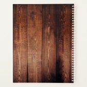 バーンウッ素朴ドファミリーフォトコラージュ2020 プランナー手帳 (裏面)