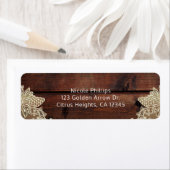 バーンウ素朴ィンドツリー&メイソンジャー招待状 ラベル (インサイチュ)