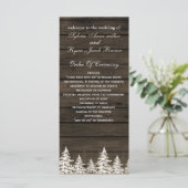 バーンウ素朴ィード松の木、冬の結婚式のプログラム プログラム (スタンド正面)