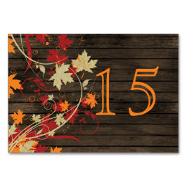 バーンウ素朴ィー，紅葉結婚のテーブル番号 テーブルナンバー