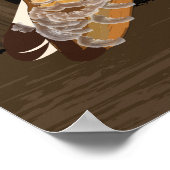 バーンオウルアートプリント ポスター (角)