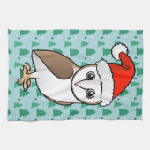 バーンオウルサンタ キッチンタオル (横)