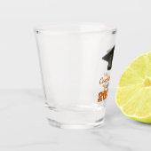 バーンオレンジおめでとう大学卒業生 ショットグラス (左)