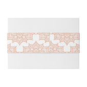 バーンオレンジサンライズマンダラサマー秋の結婚式 招待状ベリーバンド (裏面例)