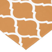 バーンオレンジモロッコクローバー ショートテーブルランナー (コーナー)