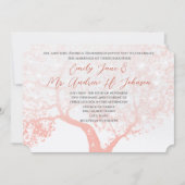 バーンオーランドコーラルフォレストタイポグラフィ結婚ズ 招待状 (正面)