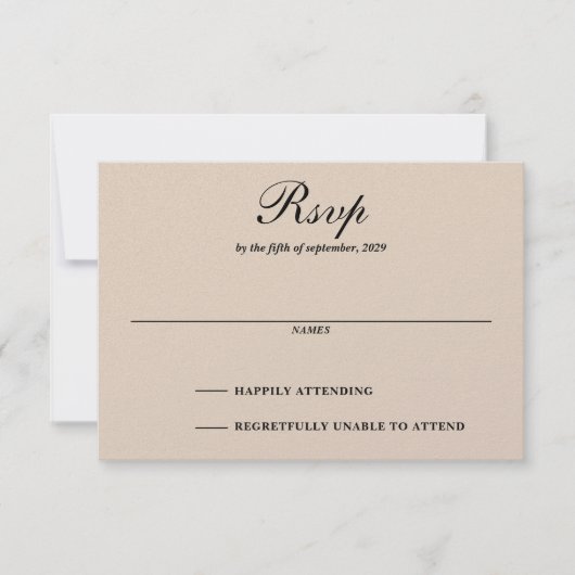 バーンカップル 出欠カード (正面)