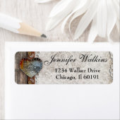 バーンカントリー素朴ウェディング住所 シール (インサイチュ)