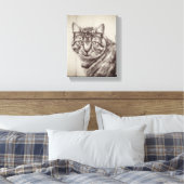 バーンキャットファームアニマルズ8 x 10 キャンバスプリント (インサイチュ (寝室))