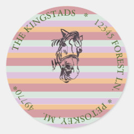 バーンキャンディ住所 シールシール ラウンドシール