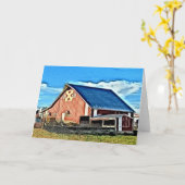 バーンキルトデジタル絵画ズ カード (黄色い花)