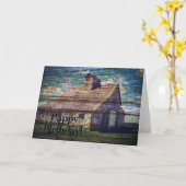 バーングランジ誕生日 カード (黄色い花)