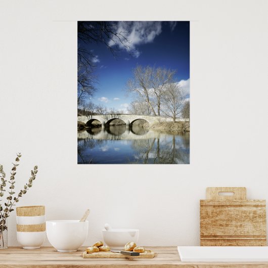 バーンサイドの橋、アンティタム国家戦場 ポスター (キッチン)