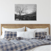 バーンサイドブリッジアットアンティータムナショナルバトルフィールド キャンバスプリント (インサイチュ (寝室))