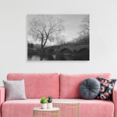 バーンサイドブリッジアットアンティータムナショナルバトルフィールド キャンバスプリント (インサイチュ (リビング))