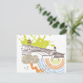 バーンサイドブリッジポートランドポストカード ポストカード (スタンド正面)