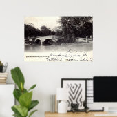 バーンサイドブリッジ、アンティタムMD南北戦争1906 ポスター (ホームオフィス)