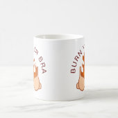 バーンザブラフェミニストヴィンテージ引用文 コーヒーマグカップ (中央)