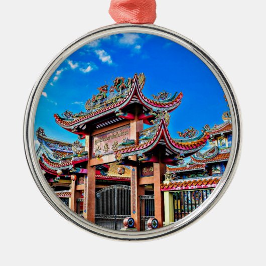 バーンシンザオールドタウンヤソトンタイ メタルオーナメント (正面)