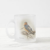 バーンスおもしろいローソングバードステアズアットミー フロストグラスマグカップ (左)